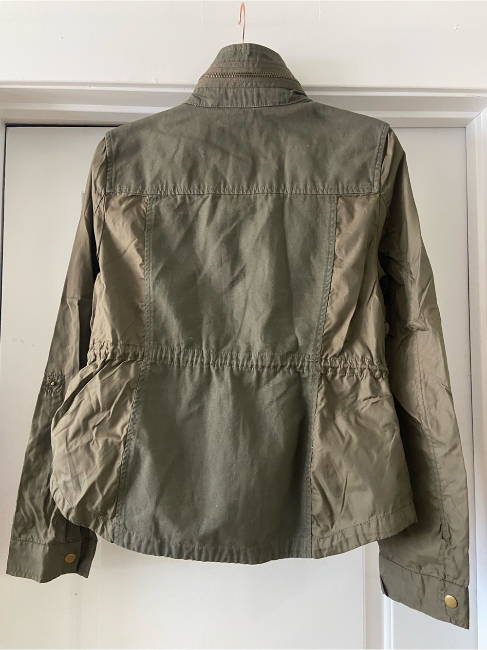 American Rag Olive Utility Drawstring Waist Jacket - Women - Picture 2 of 6